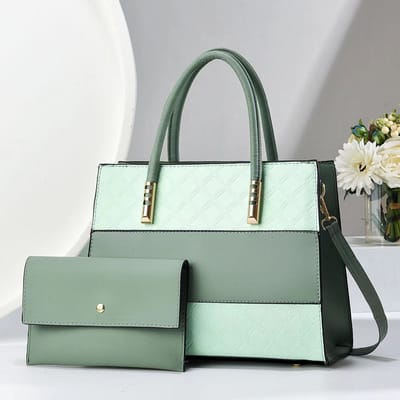 Nieuwe Oversized Patchwork Mom Vintage Mode Tote Premium Commuter Tote Tas . white