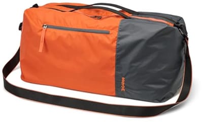 Waterdichte Gymtas voor Sport en Reizen, Duffle Bag in Oranje en Donkergrijs