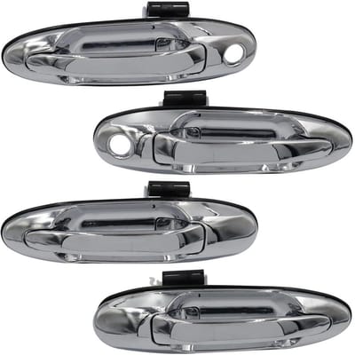 4x Chromen Buitendeurgreep Set Voor 98-07 Toyota Land Cruiser 100 Lexus LX470 gray