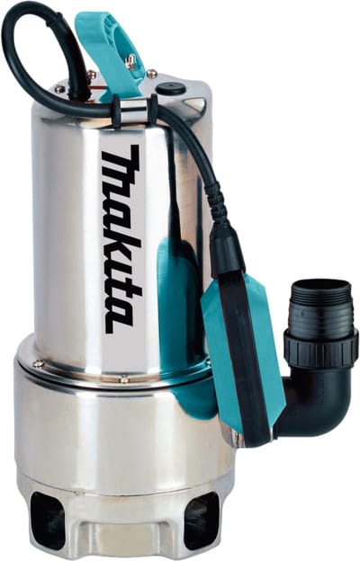Makita PF 1110 Elektrische dompelpomp 1100 watt 15000 l/u 250 l/min 10 m aanzuighoogte