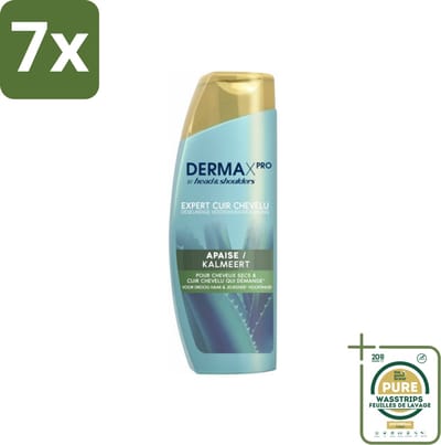 7 x Head & Shoulders - DermaX Pro - Anti-Roos Shampoo - Kalmeert - 470 ml - Grootverpakking - Anti-roos Shampoo - Droge Hoofdhuid - Jeuk - Hoofdhuid Verzorging - Kalmerend Shampoo