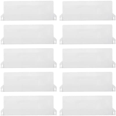 Dailygoods - Lamellengordijn met verzwaarde panelen, verpakking van 10 lamellengordijnvervangingsonderdelen, accessoires voor verticale jaloezieën voor deur- en raamaccessoires (127 mm)