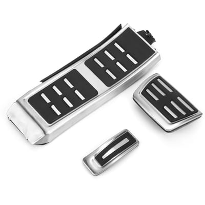 3 stuks gaspedaal remsteunpedaal roestvrij staal vervanging voor A4 B8 S4RS4 LHD automaat