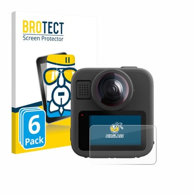 Screenprotector 6 Stuks voor GoPro Max 2 Beschermglas transparant