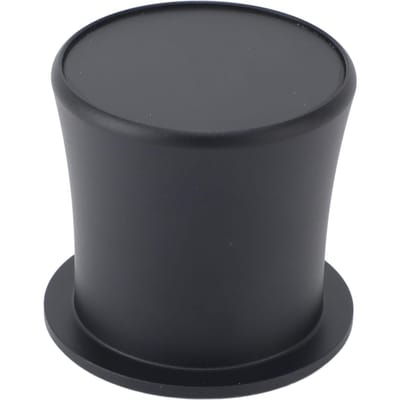 Koffie Doseerbeker Aluminiumlegering Antistatische Koffiepoeder Voeder Doseerbeker voor 51mm 53mm 54mm Portafilter Mand Zwart zwart