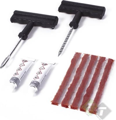 Banden reparatieset, Proppenset, inc. 5 proppen, Bandenprop, Benson