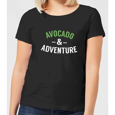 Avocado and Adventure Women's T-Shirt - Black - 3XL