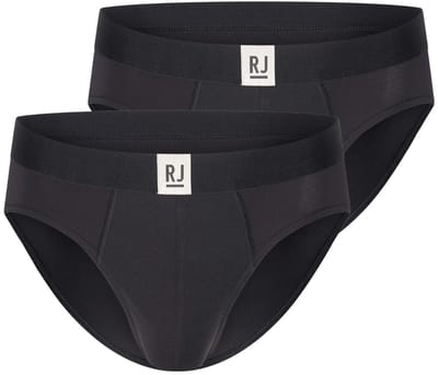 RJ Bodywear RJ Pure Color heren slip (1-pack) - zwart
