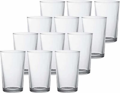 Duralex Drinkglazen Chope - 18x stuks - voor koude en warme dranken - 330 ml - transparant - koffieglazen