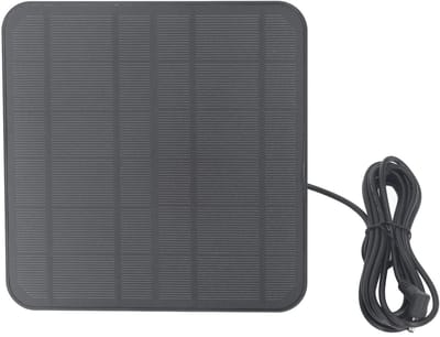 OmGoods - Dailygoody - Zonnepaneel Kit - Draagbare Oplader voor Camera's - 12W 6V - Zonne-energie - Ideaal voor Stick Up Cam en Circle Spotlight - Geschikt voor