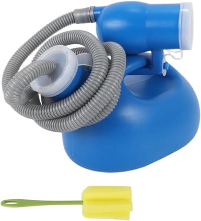 Draagbare urinoirflessen 2000ml - Lekvrij met houder, deksel, slang en reinigingsborstel voor ouderen en gehandicapten, ideaal voor onderweg