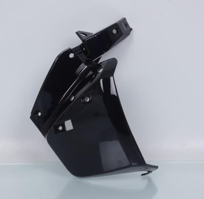 Cache latéral droit P2R pour scoot Peugeot 50 Trekker MetalX noir brillant Neuf