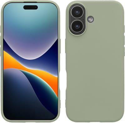 kwmobile telefoonhoesje geschikt voor iPhone 17 - Hoesje voor smartphone - Back cover in grijsgroen