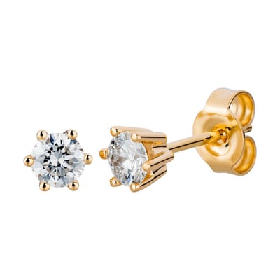 Orolino Ohrringe Gold 750 mit 2x Brillant zus. 0,50 ct.