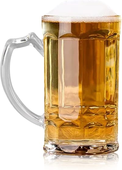 Dubbelwandige Isolerende Plastic Bierbeker van 500ml - Herbruikbare, Schokbestendige en Vriesbestendige Biermok