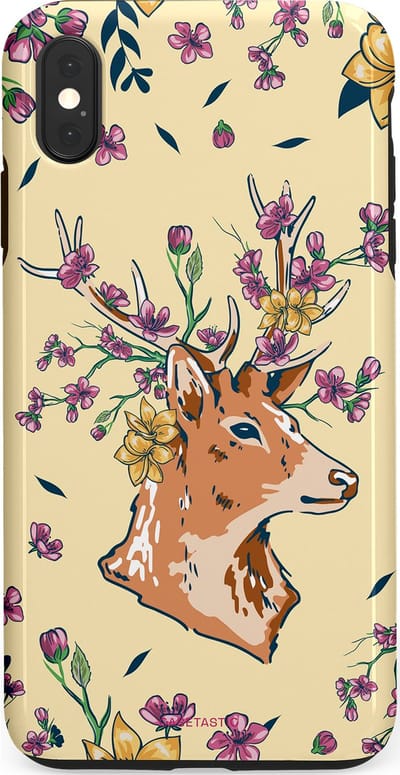 Casetastic Hoesje Geschikt voor Apple iPhone Xs Max - Stijlvolle Beschermende Duo-layer Case - Woudwonder