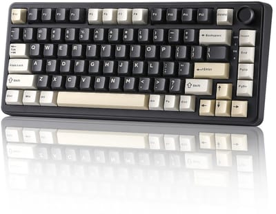 YUNZII B75 Wired - Mechanisch Gaming Toetsenbord - RGB Verlichting - 75% Layout - Hot-Swappable - Cherry Profile - PBT Keycaps - Gasket Mount - Bedraad - Zwart