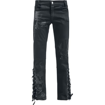 Vixxsin - Gothic Stoffen broek - Adrian Pant Boot Cut - W30L32 tot W38L34 - voor Mannen - zwart