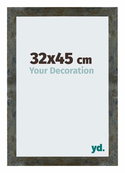 Your Decoration - Fotolijst 32x45 cm - MDF - Blauw Goud Gemeleerd - Mura
