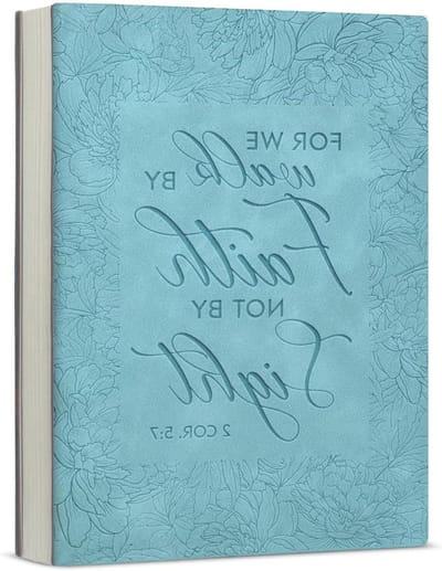 Christelijk Notitieboek - Bijbel Dagboek - Schrift Schrijven - Betekenisvolle Bijbelverzen - 20.8L x 15.7B cm - Kleur