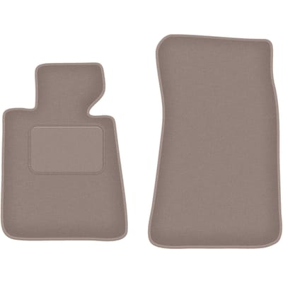 Wielganizator WLG-CARLUX - Auto Vloermatten - Beige - Voor - BMW 3 E30 Coupe