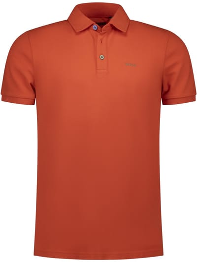 New Zealand poloshirt korte mouw oranje