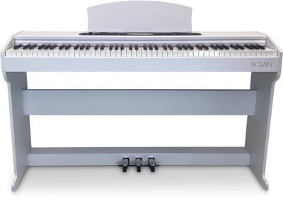 Bolan CP-1 digitale piano wit - home piano met meubel - beginnerspiano - elektrische piano 88 toetsen