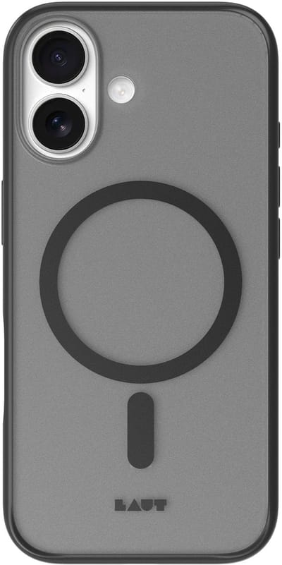 LAUT HUEX PROTECT Hoesje, Mat, Soft-Touch Afwerking, MagSafe® Compatibel, IMPKT Cell® Valbescherming, iPhone 17, Black