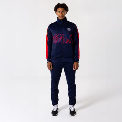 PSG Trainingspak Heren 25/26 - Maat S t/m XXL - Voetbalkleding - Sportkleding - Volwassenen - Blauw - Officiële Paris Saint-Germain Fanmerchandise