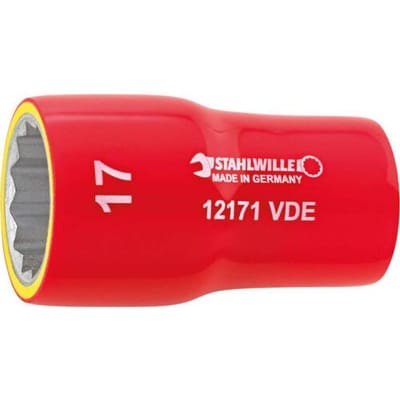 Stahlwille 12171 VDE-11 02380011 Dubbel zeskant Dopsleutelinzetstuk 11 mm 3/8 (10 mm)