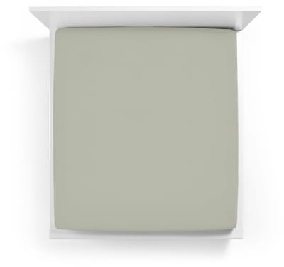 Bella Donna Jersey La Piccola Topperhoeslaken 90x190-200 cm grijsgroen-0633