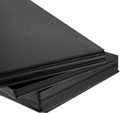Dailygoods - 20 stuks zwart schuimplaat A3, 5 mm schuimplaat groot dik polystyreenschuimkern steunbord, zwart mat board middenposterbord voor fotomontage, kunstambachten, huwelijksproject 420 x 297 mm