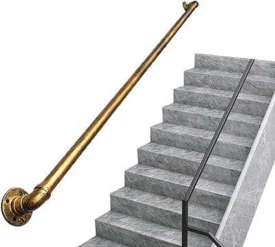 Trapleuning Set - Muurbeugel Leuning - Veiligheid Trap - Complete Set - 60cm Lengte