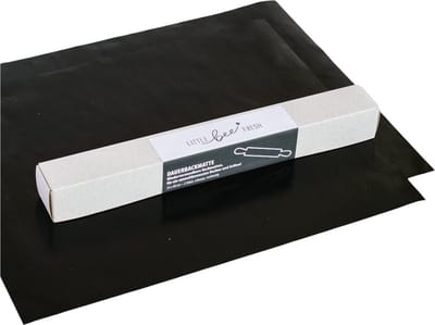 Little Bee Fresh - Bakmat - Anti-Kleef - Herbruikbaar - Duurzaam - 2 stuks - Zwart - 33cmx40cm