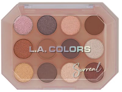 L.A. Colors 12 Color Eyeshadow Palette - C69012 Surreal - Oogschaduwpalette - 12 g