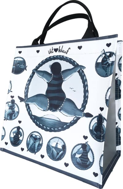 Shopper VET WUUF springend