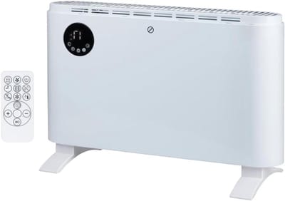 Elektrische Kachel - Convectorkachel Verwarming - Ruimte Verwarmen - Instelbare Thermostaat - 2000 Watt - Wit