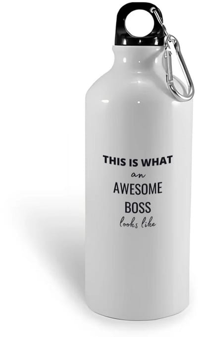 Hacebo® - this is what an awesome boss looks like waterfles - Collega - cadeau collega - cadeau - cadeau werkgever - baas - water fles - 400ML