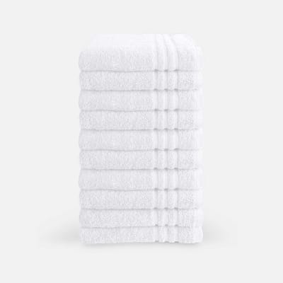 Byrklund handdoeken 50 x 100 - set van 10 - 100% Katoen - Hotelkwaliteit - Zacht en Absorberend - Wit