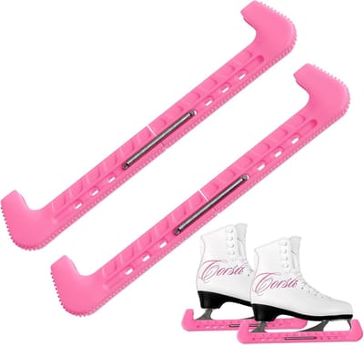Schaatsbeschermers - Schaats Covers - Schaatsen Beschermen - Verstelbaar Ontwerp - One Size - Roze