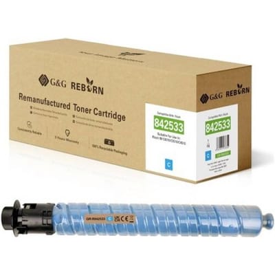 G&G Toner vervangt Ricoh 842533 Compatibel Cyaan 28000 bladzijden GR-R842533
