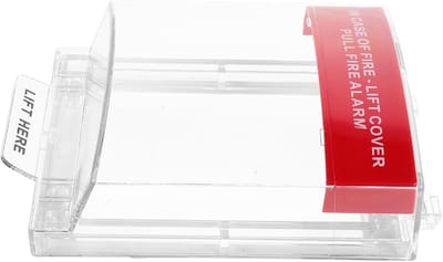 Brandalarm Beschermhoes - Noodknop Afdekking - Brandbeveiliging - Volledige Dekking Hittebestendig - 215x13x55 cm - Transparant