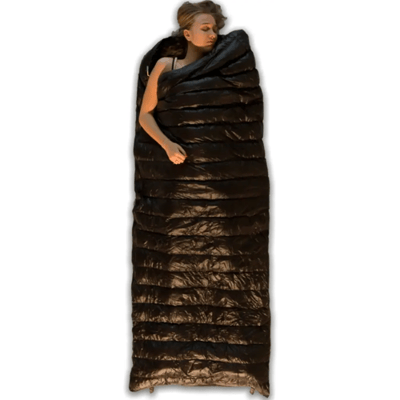 LOWLAND OUTDOOR Ultra compact blanket - Donzen slaapzak - Gewicht 495g - 210x80 cm - Comfort temperatuur +8°C