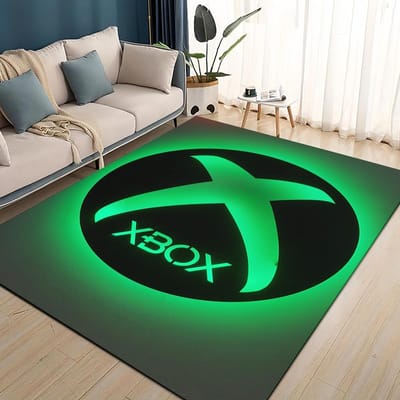 27 Stijl Nieuwe Xbox Gaming Gamer Logo Gamer Vloerkleed Tapijt voor Woonkamer Slaapkamer Huisdecoratie, Kinderen Spelen Antislip voor Bank Deurmat 40x60cm( 15x23in )