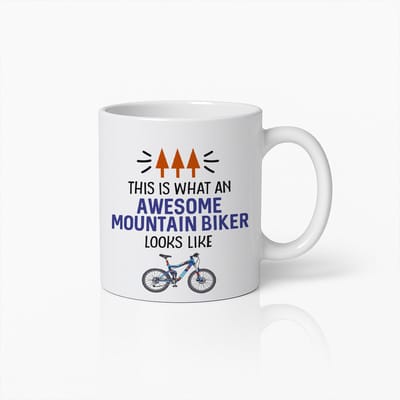Geweldige Mountainbiker Mok – Inspirerende Koffiebeker voor Fietsliefhebbers – Perfect Cadeau voor Mountainbikers