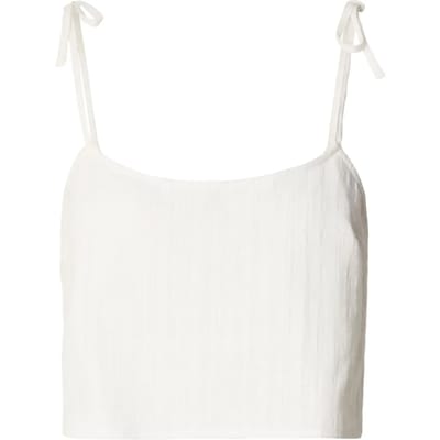 Urban Classics - Light Cotton Crop top - XS - Wit