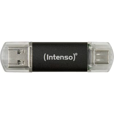 Intenso Twist Line USB-stick 128 GB Antraciet 3539491 USB-A, USB-C, USB-A 3.1 Gen 1