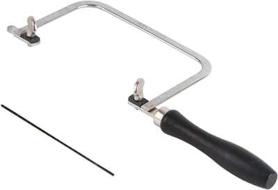 Boogverstekzaag - Draagbare zaagboog - Metaal bewerken - 3-in-1 functie - 28.9 cm booglengte - Zwart