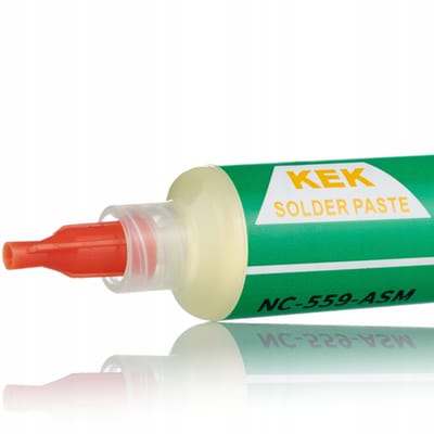 Rosfix Flux Spuit NC-559-ASM Set - Soldeerpasta XGSP80 60g - No-Clean Sn63Pb37 183°C