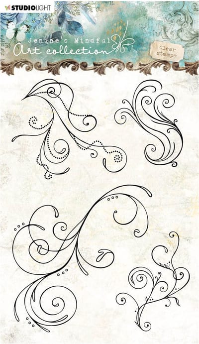 Stempel - Clear stamp - Studio Light - A6 Jenine's mindful art nr.02